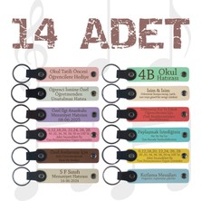 Miawiki Hemşirelik Bölümü Mezunlarına, 14'lü Set, Kişiselleştirilmiş Hatıra Anahtarlık