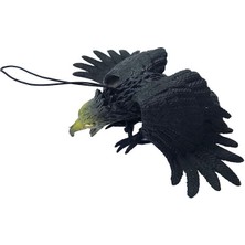 Nessi World Nessiworld   Siyah Renk Yumuşak Plastik Şaka Kartal Yarasa Anahtarlık Şaka Malzemesi