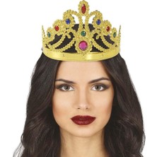 NessiWorld AltınRenkPlastikPrensesTacıKraliçeTacı60cm