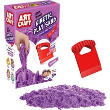 03689 Aksesuarlı Mor Kinetik Oyun Kumu 500 gr -Dede
