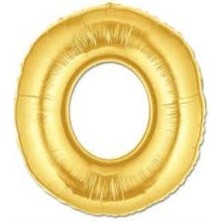 NessiWorld O Harf Folyo Balon Altın Renk  40 inç