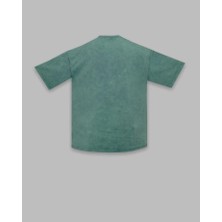 Erkek Kısa Kol Faded Legacy Yeşil Tişört