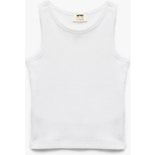 Koton Pamuklu Bisiklet Yaka Kolsuz Kaşkorse Basic Atlet