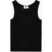 Koton Pamuklu Bisiklet Yaka Kolsuz Kaşkorse Basic Atlet