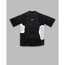 Erkek Kısa Kol Scripted Identity Tee Siyah Tişört