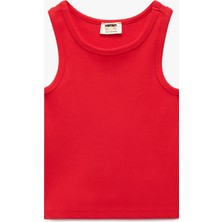 Koton Pamuklu Bisiklet Yaka Kolsuz Kaşkorse Basic Atlet