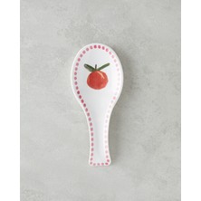 Orange Melamin Kaşıklık 24 cm Beyaz - Turuncu