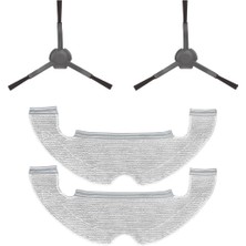 Uyumlu 4 Parça Filtre ve Fırça Seti, Siyah, Temizlik Aksesuarı