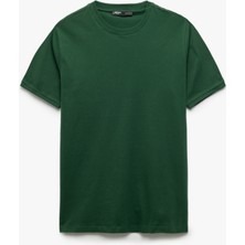 Koton Kısa Kollu Bisiklet Yaka Pamuklu Slim Fit Erkek Basic Tişört