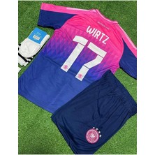 Almanya Euro 2024 #17 Florian Wirtz Çocuk Deplasman Forması 4'lü Set