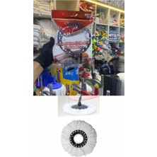 Yüksek Performanslı Döner Başlıklı Mikrofiber Paspas Yedek Seti, 4 Adet