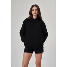 Exuma Kadın Siyah Sweatshirt 1529112-SİYAH