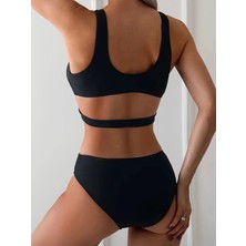 Traje Den Kadınlar Için Tek Parça Tek Renk Mayo