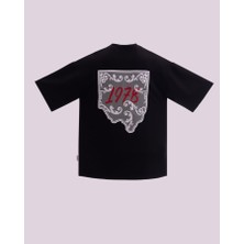 İnfighter Erkek Kısa Kol Tulle Elegance Oversize Siyah