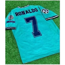 #7 Cristiano Ronaldo R.madridd 2019-2020 Nostalji Forması Yeşil