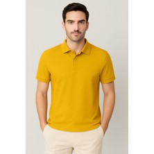 Parshey Regular Fit %100 Pamuk Polo Yaka Yarım Kollu Basic T-Shirt
