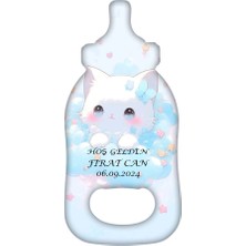 Yeni Doğan Bebek Için Özel Tasarlanabilen Biberon Temalı Magnet Açacak MG0032