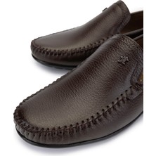 Tamer Tanca Erkek Hakiki Deri Kahverengi Loafer Ayakkabı 683 2026 Erk Ayk Y25 Kahve Fltr