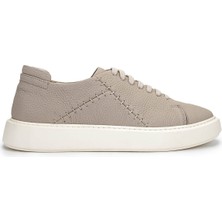 Tamer Tanca Erkek Hakiki Deri Bej Sneakers & Spor Ayakkabı 1093 1335 Erk Ayk Y25 Bej Fltr