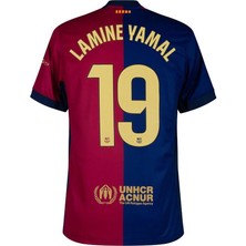 #19 Lamine  Yamal #barça 2024/25 Yeni Sezon Iç Saha Parçalı Forması (Bordo)