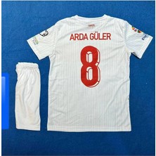 Türkiye Milli Takım /.arda./güler-8 Beyaz Deplasman Çocuk Forması 4'lü Set