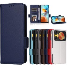 Colorful Shop Nubia Müzik 2 Için Flip Case Yan Toka Kart Yuvaları Tutucu Manyetik Pu (Yurt Dışından)