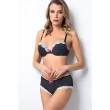 Miorre Push-Up Dolgulu Puantiyeli Sütyen Takım