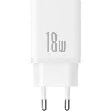 Cube Fast Qc 3.0 18W Usb-A Beyaz Hızlı Şarj Aleti