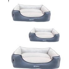 Patitex (5 Beden)-Kedi Yatakları- Köpek Yatakları - Yıkanabilir Yatak -Yastıklı Yatak - Gabardin Kumaş -Lux Yataklar