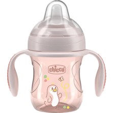 Pembe Yumuşak Uçlu 4+ Ay Bebek Alıştırma Bardağı