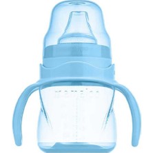Powder Blue Mavi Anti-Kolik Kulplu Eğitici Alıştırma Bardağı 160 ml