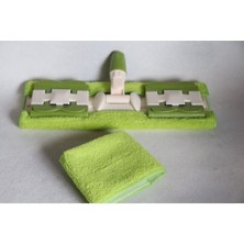 Teknotrust Yüksek Kaliteli Mandallı Teleskobik Mop Seti Ve Yedek Bez, Kolay Temizlik İçin