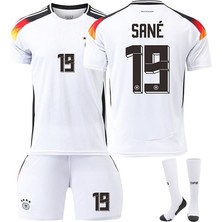 Almanya Leroy Sane Euro 2024 Yeni Sezon Çocuk Forması Beyaz