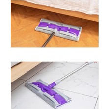 Teknotrust Kısa ve Pratik Çok Amaçlı Mikrofiber Paspas ve Yedek Yer Silme Seti