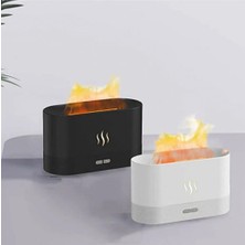 Alev Efektli Hava Nemlendirici Ortam ve Oda Nemlendirici Işıklı Aroma Difüzörü