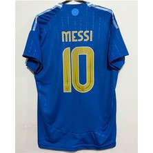 Arjantin Lionel Messi Copa América 2024 Gold Patchli Deplasman Forma