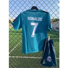 M.a.d.r.i.d 2018 Cristiano Ronaldo Röveşata Çocuk Forması 3'lü Seti Spor T-Shirt