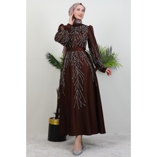 Buğlem Taşlı Abiye Acı Kahve