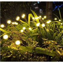 8 Led'li Güneş Enerjili Bahçe Çiti Aydınlatma Lamba (Sarı) - MDE6128-8698