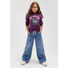 Mavi Baskılı Mor SWEATSHIRT7S10060-70577