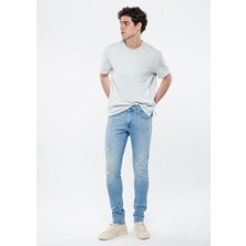 Mavi Erkek James Açık Yırtıklı Mavi Premium Jean Pantolon 0042480968