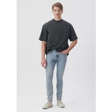 Mavi Erkek James Açık Mavi Gölgeli Klasik Jean Pantolon 34 - 34 Normal Kesim Kumaş Tipi Kot  0042485198