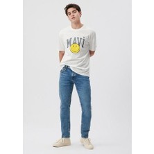 Mavi Erkek Jake Koyu Gölgeli Kolej Jean Pantolon 0042285200