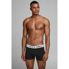 Jack & Jones SENSE TRUNKS 3-PACK NOOS Siyah Erkek Boxer