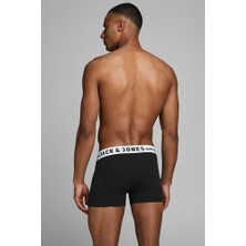 Jack & Jones SENSE TRUNKS 3-PACK NOOS Siyah Erkek Boxer