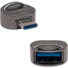 Type-C To USB Otg Çevirici (Altı Oval) (4767) - MDE5985-3480
