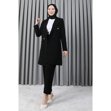 Blazer Ceket Takım Siyah