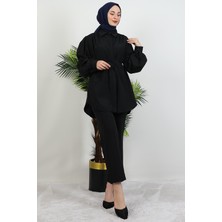 Giza Store Gömlekli Pantolonlu Takım Siyah