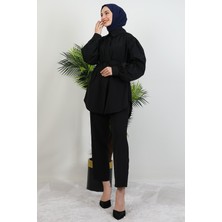 Giza Store Gömlekli Pantolonlu Takım Siyah
