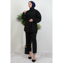 Giza Store Gömlekli Pantolonlu Takım Siyah